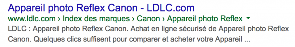 LDLC - rich snippet - David Desrousseaux