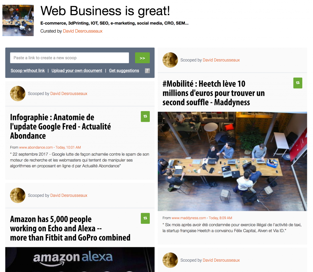 Scoopit / David Desrousseaux